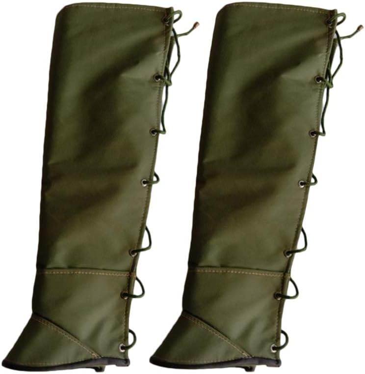 1 Pair of Snake Proof Gaiters Hiking Leg Gaiters Jungle Snake Protective Covers for Leg