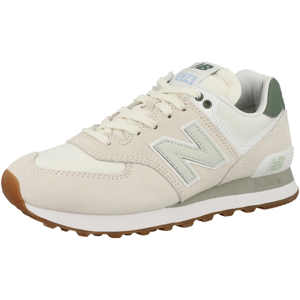 New Balance Tenis 574 V2 Spring para Mujer, Sal Marina/Abeto Nuevo, 42.5 EU
