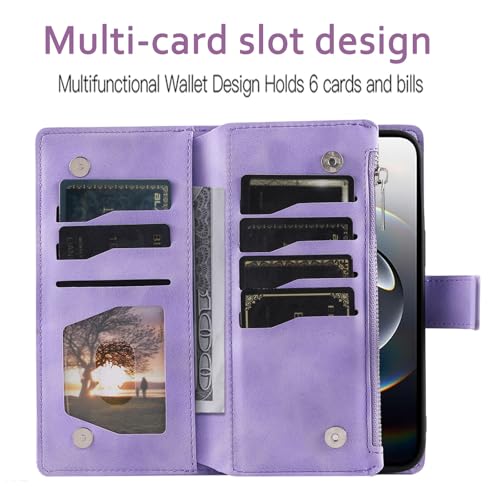 Coque pour iPhone 16e Violet Asuwish DKTTQB protection antichoc élégante - 5