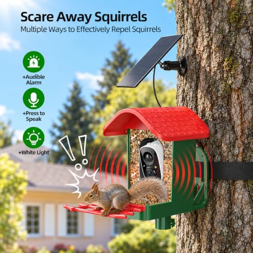 Cadrali 3K Smart Bird Feeder with Camera, 2.4GHz WiFi, AI Bird Species ID - image 6