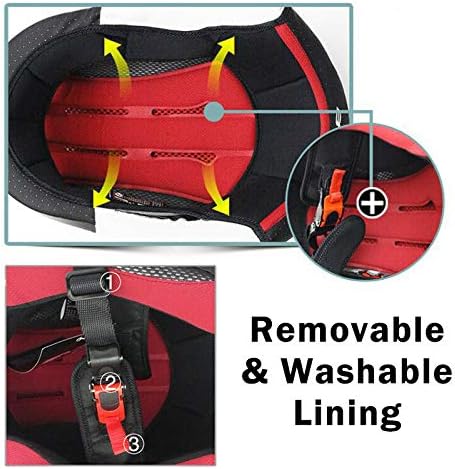 Miniatura 4 de Casco de motocicleta Dual Sport Off Road con certificación ATV D.O.T