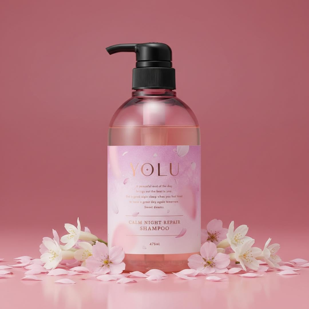 Amazon | [春限定] YOLU (ヨル) サクラ 夜間美容 シャンプー ボトル