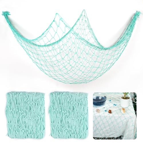 Cotton Nautical Fish Net Decor