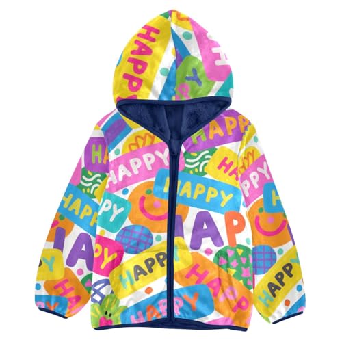 KLL Colorful Cartoon Happy Fashion Toddler Winter Jackets Navy Blue Fall Baby Boys Clothes chamarra para nino