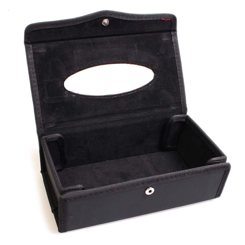 Pudełko na chusteczki Pudełko na chusteczki, pudełko do przechowywania, elegancki uchwyt na papier do chusteczek, prostokątne pudełko na chusteczki, etui na serwetki, skórzany dozownik do biura domowe