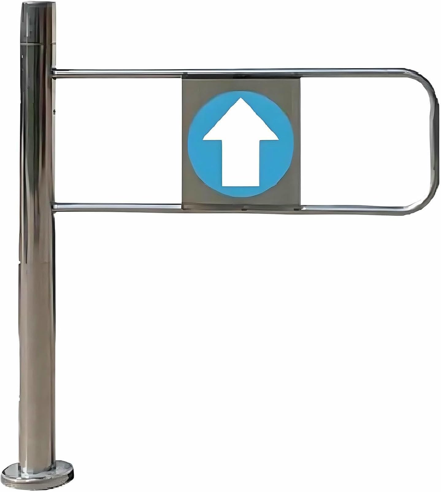 Porte à sens unique, portillon battant à rebond automatique, portillon de sécurité robuste à ressort pour supermarchés et entrepôts - Porte piétonne unidirectionnelle à fermeture automatique