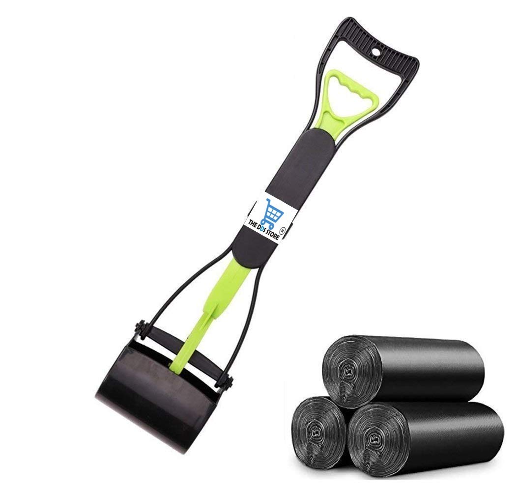 THE DDS STORE Dog Poop Scooper and Dog Waste Pick Up Bags, 3 Poop Roll + Large Scooper with Holder Portable Handle Cleaning Pickup Clip Poop Scoop for Dog and Cat Animal Waste (Color May Vary) (B08VDKZ26Q) Amazon Price History, Amazon Price Tracker
