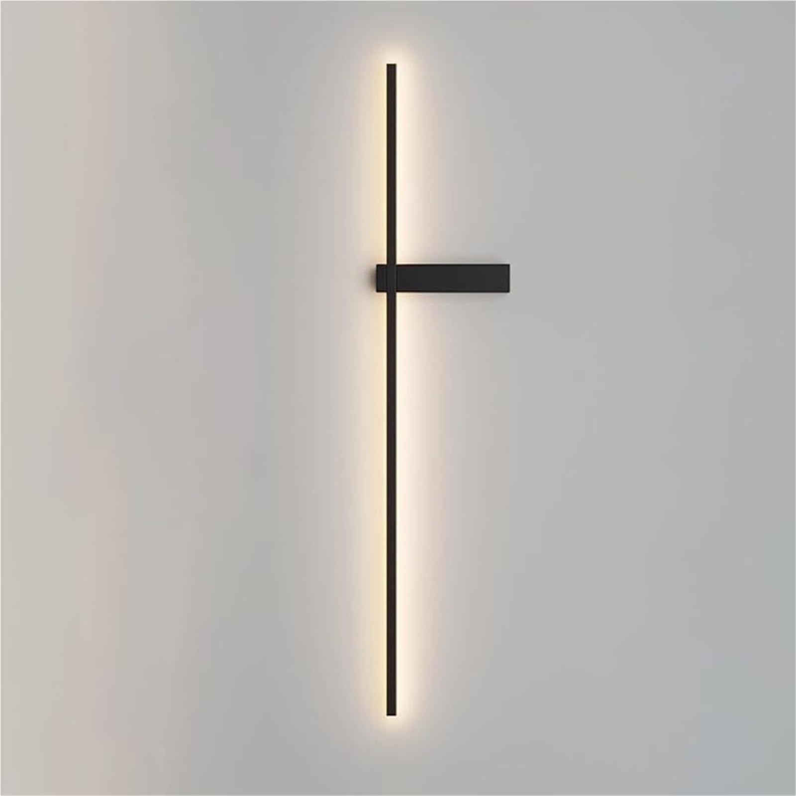 HYJAUSXB Modern Minimalist LED Wall Sconce - Integrated Aluminum Linear Light Fixture for Indoor Use 3000K Contemporary Lighting Kitchen Bedroom Living Room