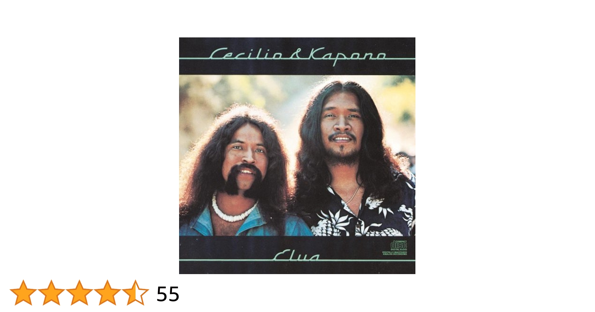 セシリオ＆カポノ [エルア] CECILIO & KAPONO / Elua | anchorrecord