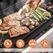 YACONA 25＂×16＂ Nonstick Universal Griddle for Gas Grill, Muti-Purpose Cooking Cast Iron Griddle with Grease Groove, Pre-Seasoned Flat Top Plate Insert for Camping, Tailgating, Parties