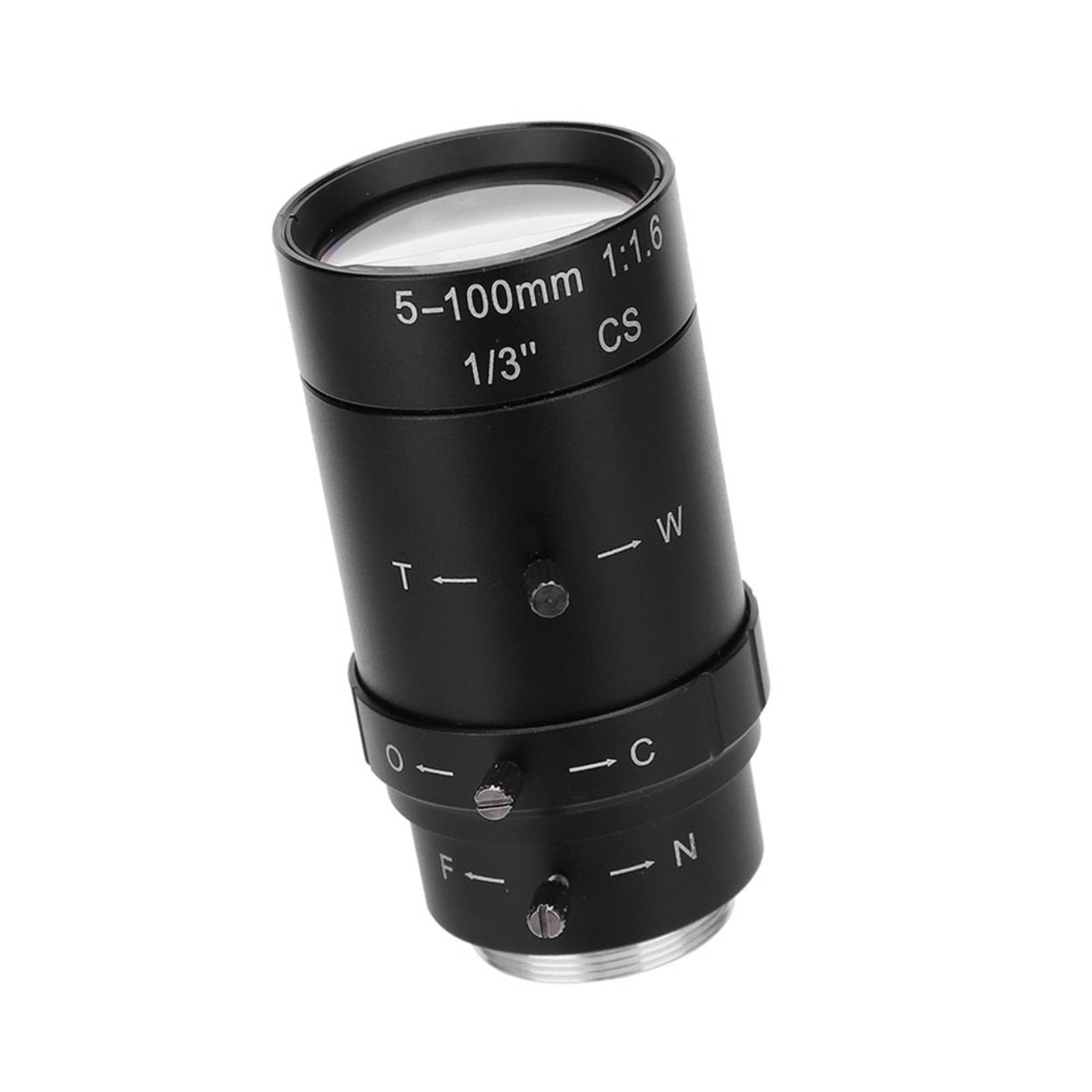 Acouto 3MP Zoom CCTV-Objektiv CS-Mount Manuelle Blende 5-100 Mm für Überwachungskameras Verfügbar, Auch Festes KameraobjektivZoomobjektivCCTV-ObjektivManuelles ObjektivManuelles B