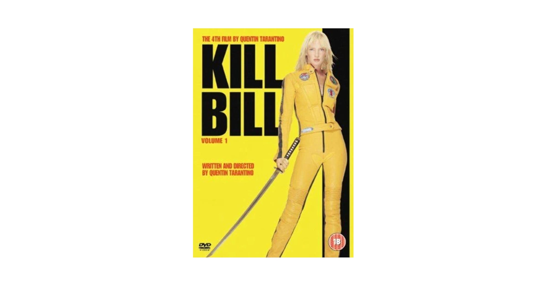 KILL BILL1。 Kill Bill Volume 1 DVD Movie Quentin Tarantino Uma Thurman