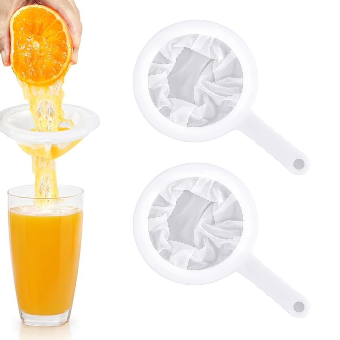 MytaYt Set 4 Colini In Nylon | 80/100/200/400 Mesh | Con Agitatore | Per Succo, Caffè, Vino - Foto 10