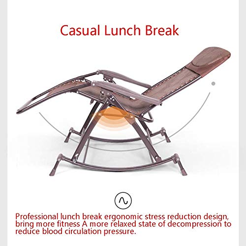 Cadeira de balanço dobrável com almofadas, cadeira portátil para jardim ao ar livre, suporte 200kg (