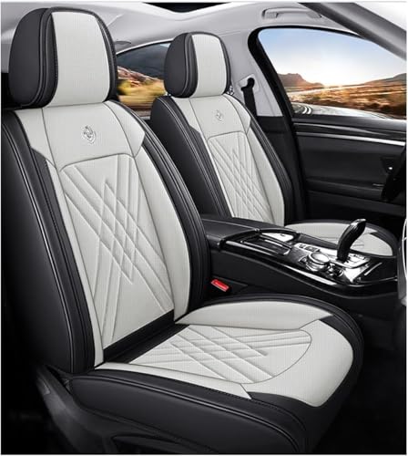Housse de siège auto beige anti-tache pour rénover siège usé de BMW X5 G05 F15
