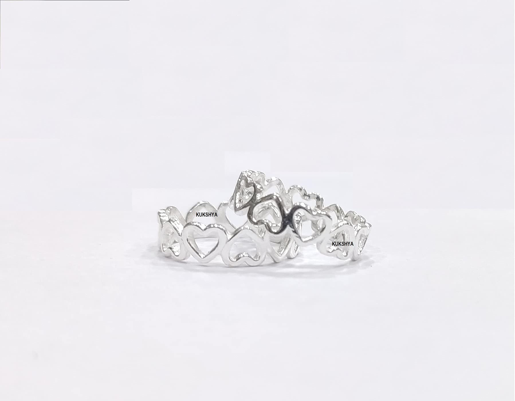 925 Sterling Silver HEART Toe Ring (Bichhiya) - JEWELLERS Exclusive