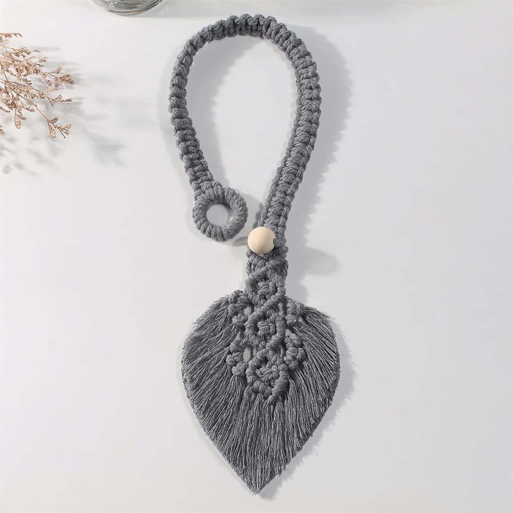 FMURY Decorative Curtain Tape Knitted Curtain Cord Buckle Cotton Woven Curtain Strap Curtain Holder