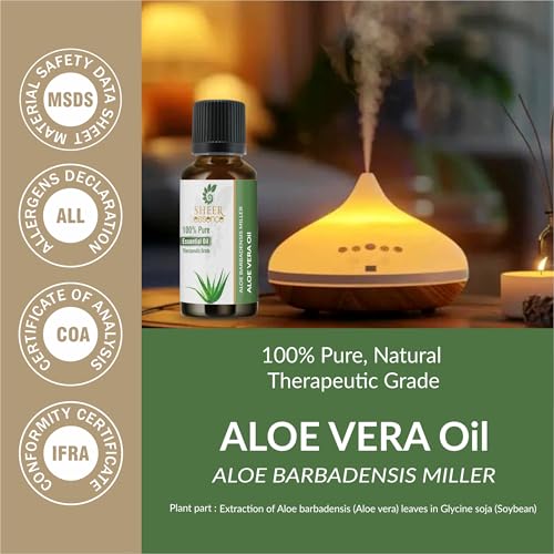 Aceite puro de Aloe Vera 100% natural 0.33 Fl.Oz miniatura 2