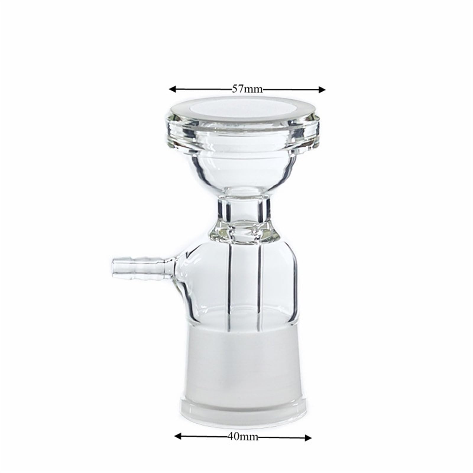equipo de laboratorio Juego de aparatos de filtración solvente, unidad de filtro de vacío con núcleo de arena de vidrio de 1000 ML, dispositivo con taza de filtro de 300 ml y matraz receptor de 1000 M