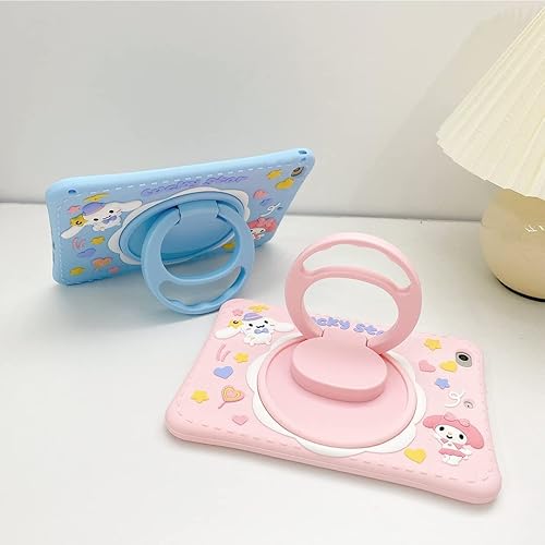 Miniatura 4 de Funda para iPad de 6 y 5 generación (9.7 pulgadas, modelo 20182017) iPad Air 2, con funda de silicona giratoria para niñas y mujeres, bonita funda