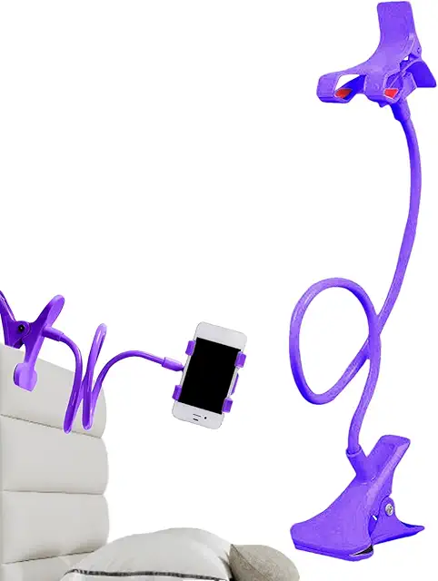 Soporte Móvil Cuello Cisne Flexible 360° Ajustable para Cama, Escritorio y Hogar