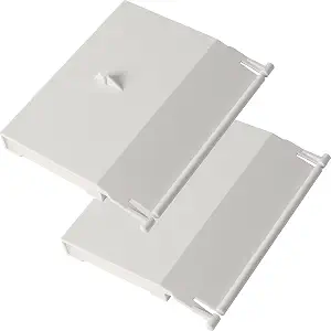 Calvana 2-Pack Pool Skimmer Weir Door Replacement Part 8926 Off-White