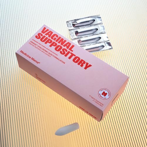 Image of VMAGIC Vaginal Suppository by Medicine Mama - Feminine Moisturizer with Hyaluronic Acid to Help Provide Moisture - 1 Pack (10 Suppositories Each)
