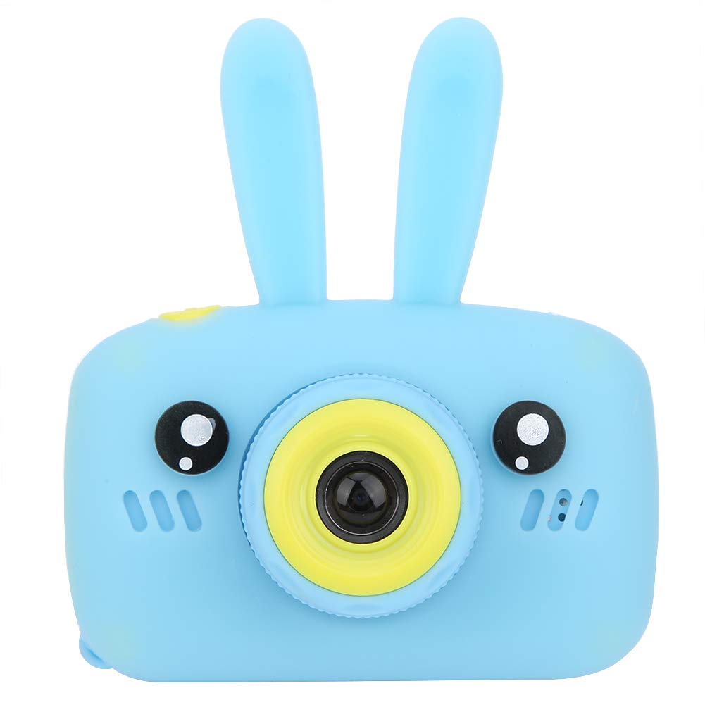 Children Camera, Mini Cartoon Digital DV Photo Camera 2.0Inch Color Screen, 1200W Pixels Kids Camera Front Rear Double Photography, Rabbit/Bear(X500rabbit)