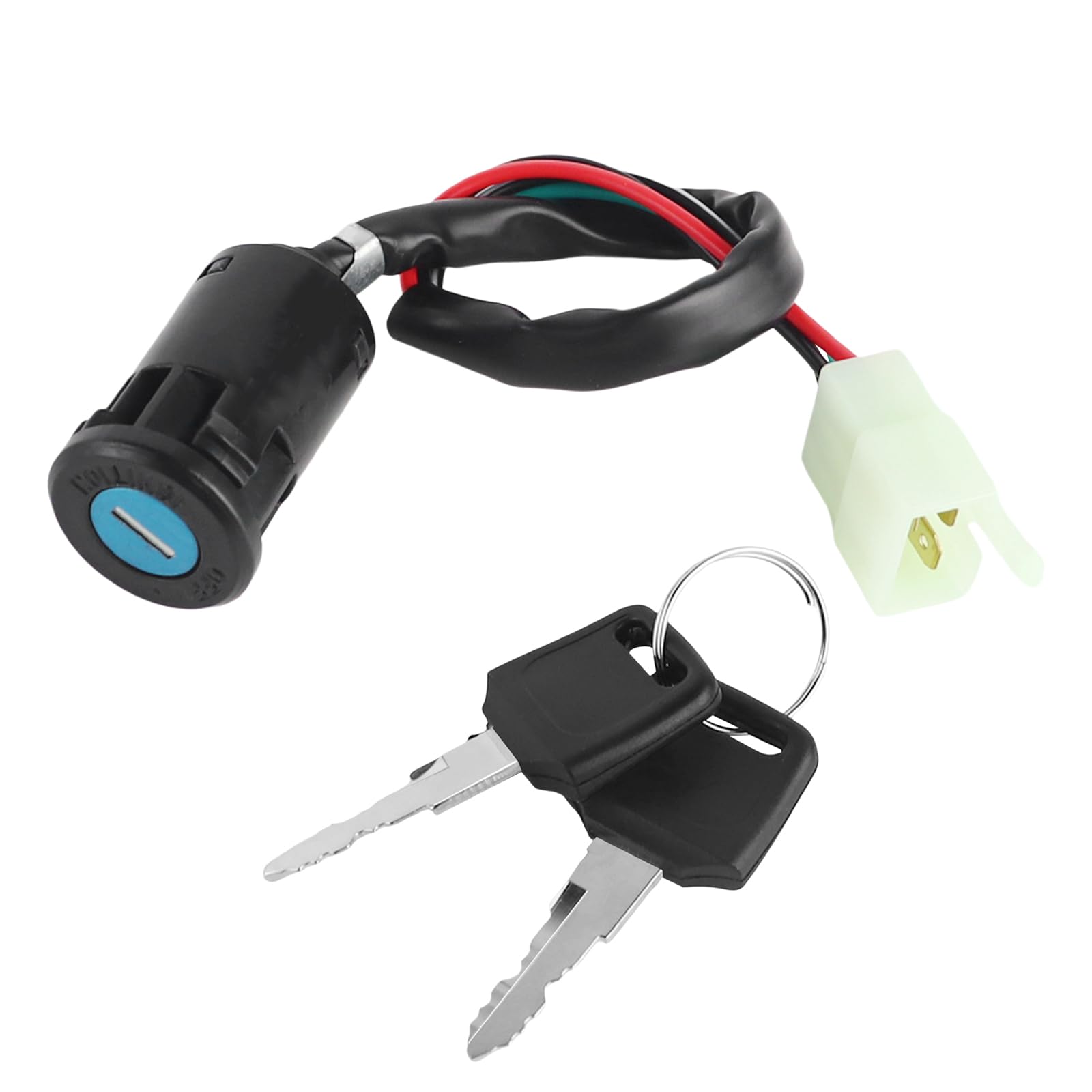 ⌘くっきー⌘4脚 Amazon.com: FLYPIG 4 Pin 4-Wire Ignition Key Switch 650720 Male