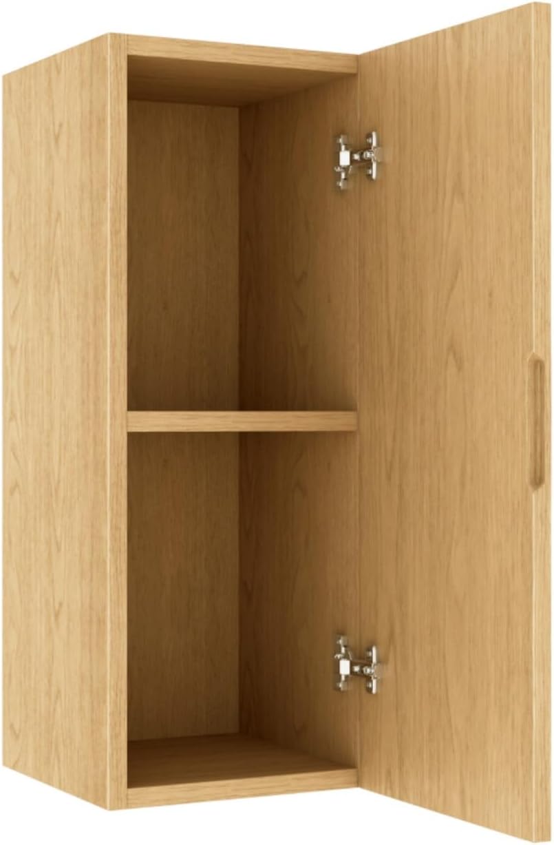 30" Bathroom Vanity with Sink, Wall-Mounted Floating Plywood Bathroom Storage Cabinet with 2 Drawers, White Ceramic Basin with Sink Hole Cover and Drain, Pre-assembled, Dark Oak Woodgrain Color (3)