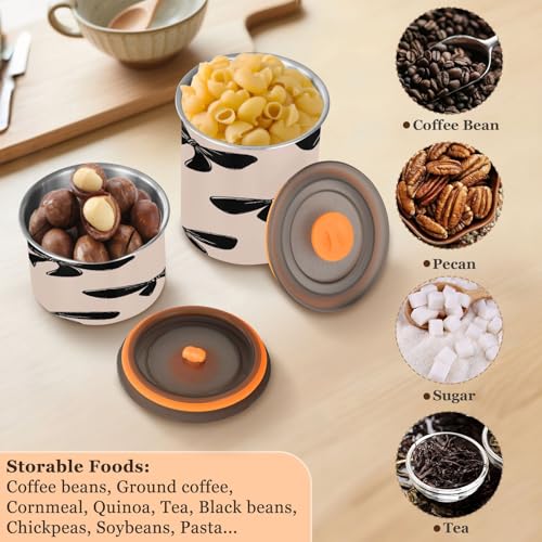 ATTX Lata para Café Hermética Acero Inoxidable 900 ml miniatura 5