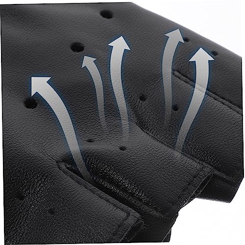 Kids Half Finger Gloves Kids Leather Gloves Half Finger Outdoor Sports for Children3
