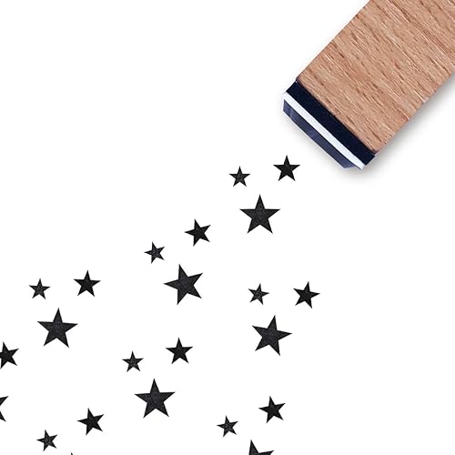 Sello de goma de estrellas, 35 pulgadas, pequeño sello parpadeante para álbumes de recortes, planificador de tarjetas