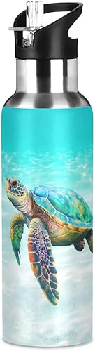 Vista 67 de Botella de agua amarilla para niños y niños, con aislamiento de acero inoxidable, para agua fría y caliente, con tapa con pajilla, para deportes