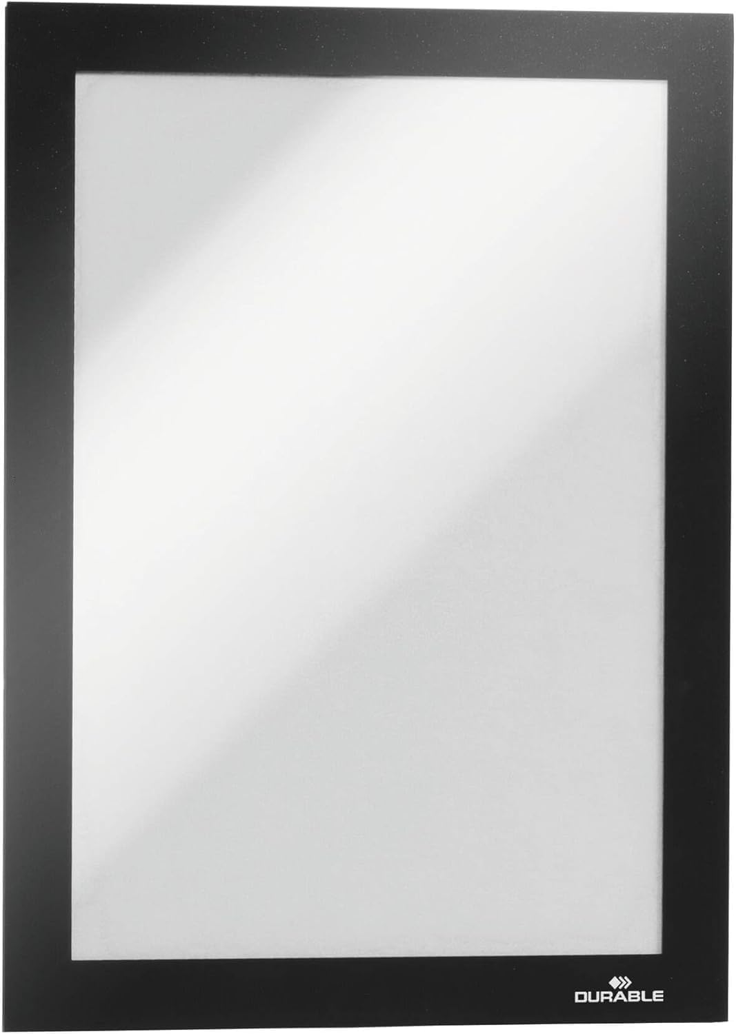 Durable 494701 Info Frame Duraframe Magnetic (A5, Magnetic Frame for Metallic Surfaces) 5 Pieces Black