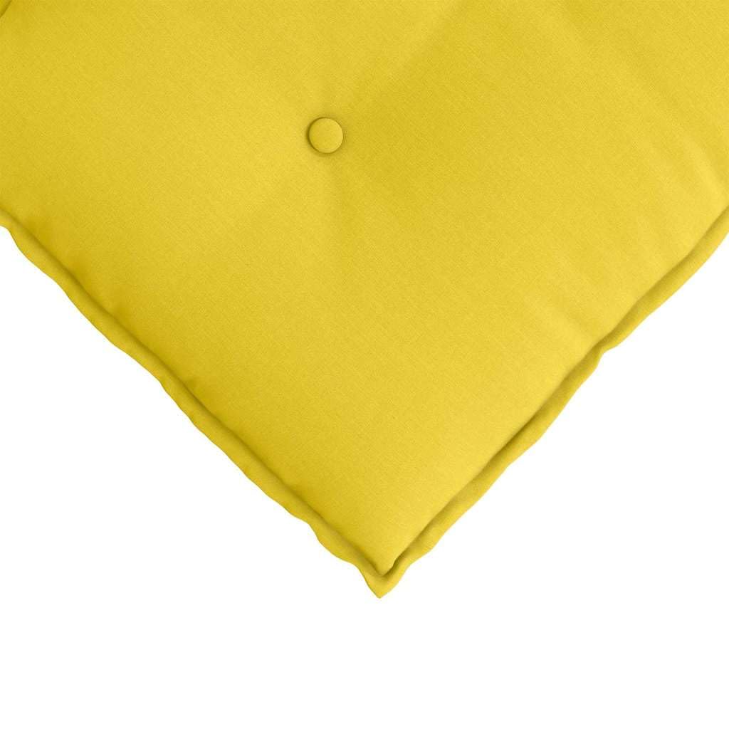 Cojín de respaldo de tela amarilla brillante 60 x 19 x 50 cm con relleno de poliéster, cojín lumbar ergonómico para oficina, sofá, sillón, cama, silla de ruedas, soporte para columna