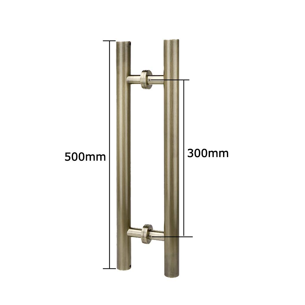 Maniglia per Porta Scorrevole per Porta del Fienile Maniglia per Porta in Vetro/Legno, Maniglia per Porta Push-Pull in Tubo Tondo Spesso in Acciaio Inossidabile/Maniglia per Porta del Fienil