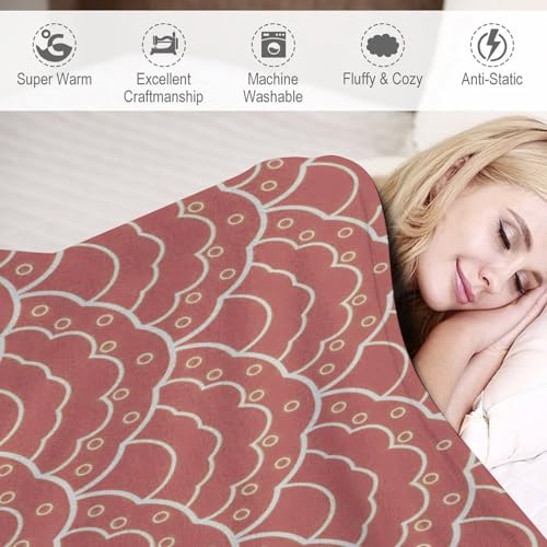 Couverture polaire de décoration d'intérieur style bohème abstrait - 5