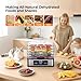 OSTBA Food Dehydrator, 5 Stainless Steel Trays, 48H Timer & Temp Control up to 160°F, 400W Food Dryer, Recipe Book for Jerky, Fruit, Meat, Vegetables, Herbs, BPA-Free