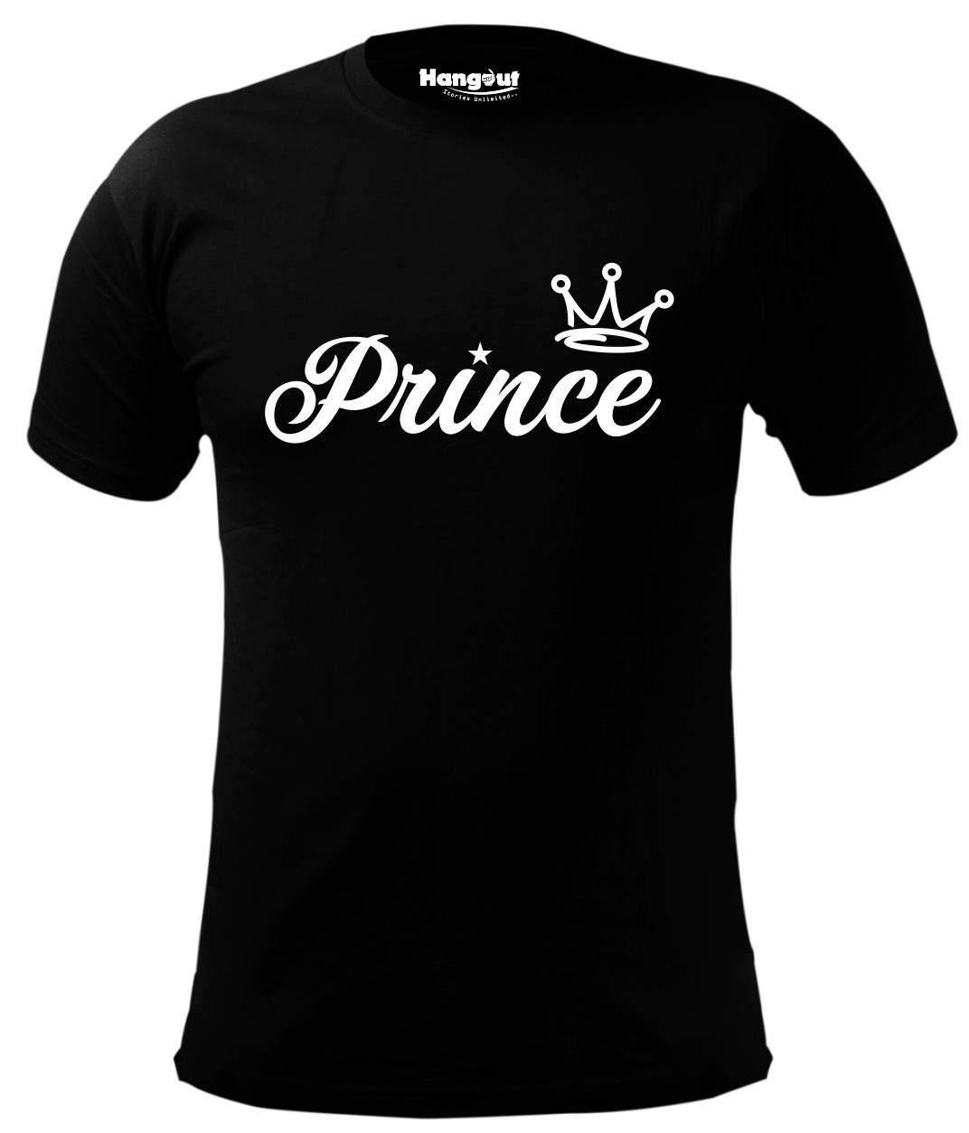 Hangout HubPrince Printed Tshirt for Boys | Super Combed Cotton Kids T-Shirt | Round Neck T Shirt | Half Sleeves Tees | Fade-Resistant Breathable Apparel (0-14 Years Size Option) Pack of 1