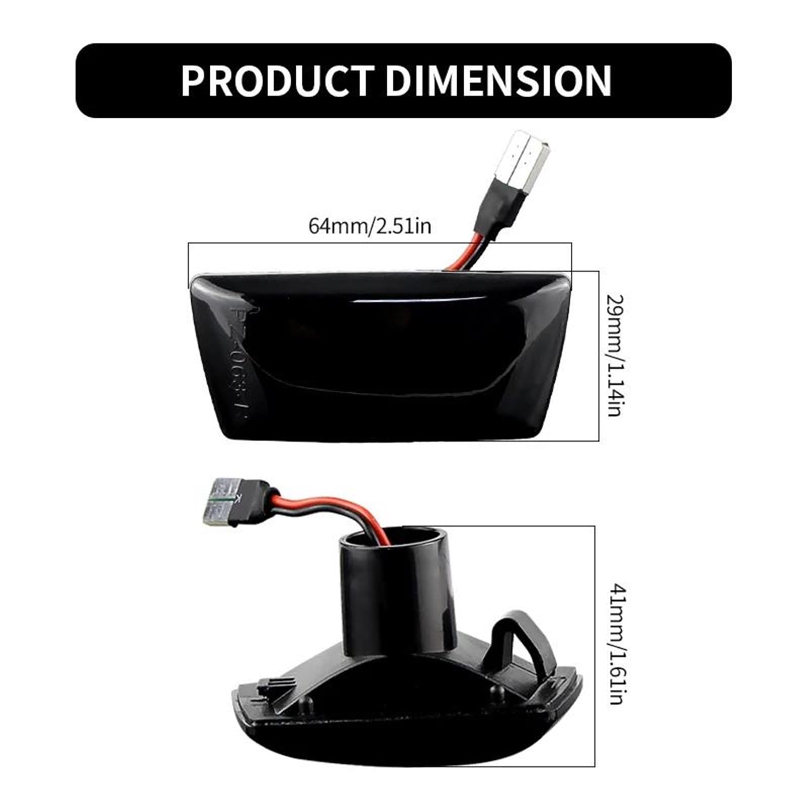Para Cruze 2009-2014 Lámpara De Luces De Posición Laterales De Coche