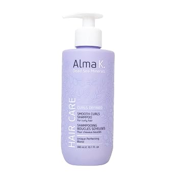 ALMA K Smooth Curls Shampoo - Moisturizing Shampoo for Women - Moisturizing Shampoo for Curly Hair - Volumizing Shampoo for Curly Hair - 10.1 oz