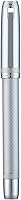 Vista 9 de Jinhao 92 Silver Black Fountain Pen Medium Nib, Solid Metal with Converter Smooth Writer Calligraphy Pen