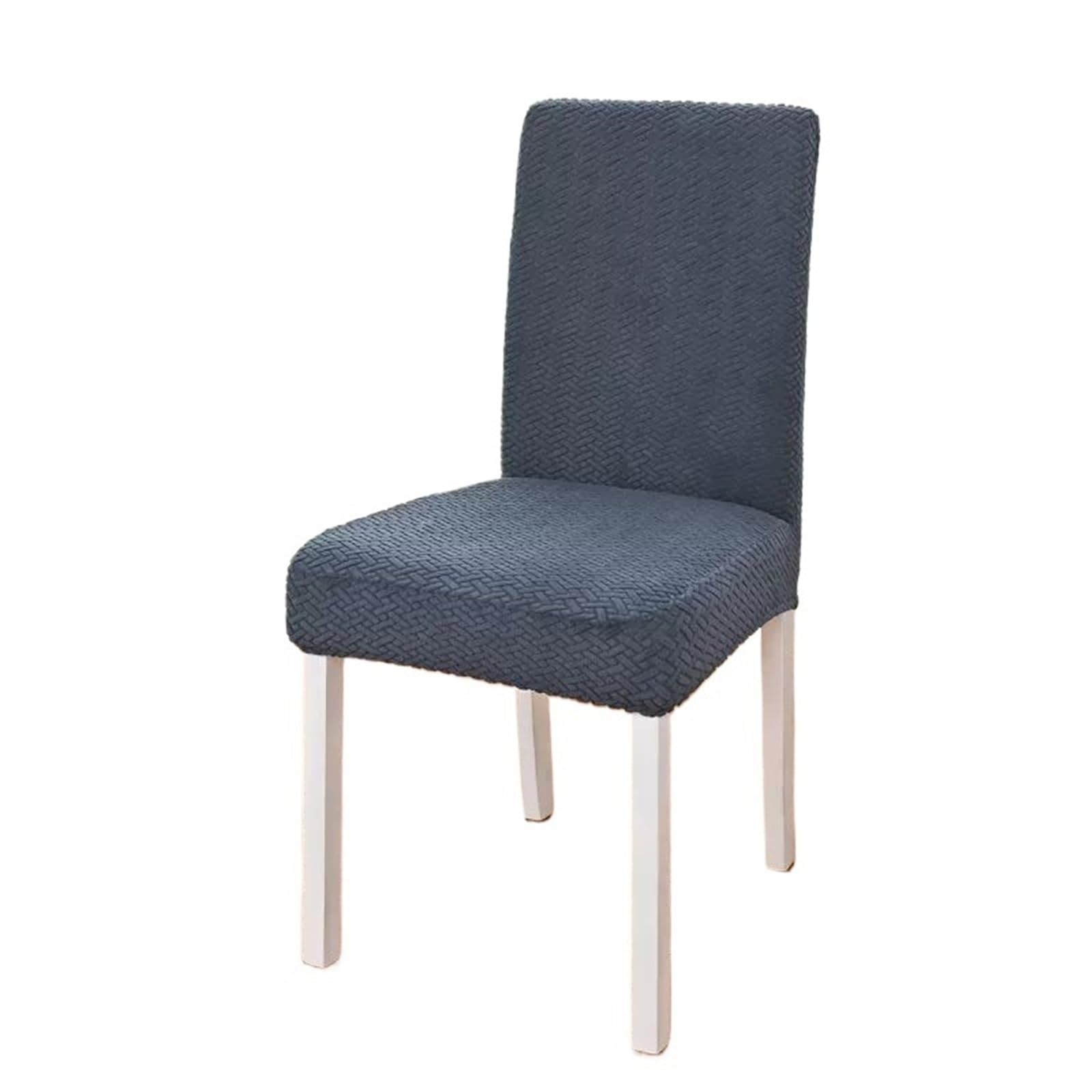 ECPGPMDLDT Chair Covers Stretch Kitchen Dining Room Chair Covers Removable Washable Dining for Family Dining Wedding Banquets Conferences(F,4pcs)