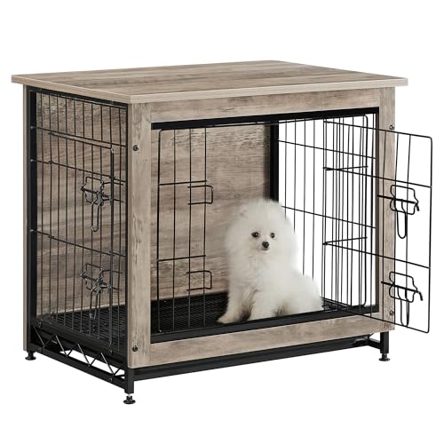 Feandrea Dog Crate Furniture 27.2-Inch