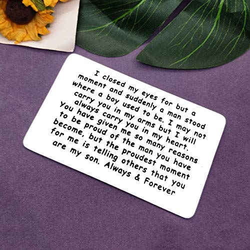 Vadaka-Metal-Wallet-Insert-Card-Gift-From-Mom-to-My-Son-Inspirational-Gift-Encouragement-Birthday-Graduation-Wedding-Gift-Mom-to-Son-Inspirational-Card Vadaka Metal Wallet Insert Card Gift From Mom to My Son Inspirational Gift Encouragement Birthday Graduation Wedding Gift Mom to Son Inspirational Card