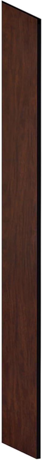 Salsbury Industries Side Panel - for 6 Feet High - 15 Inch Deep Designer Wood Locker - with Sloping Hood - Mahogany