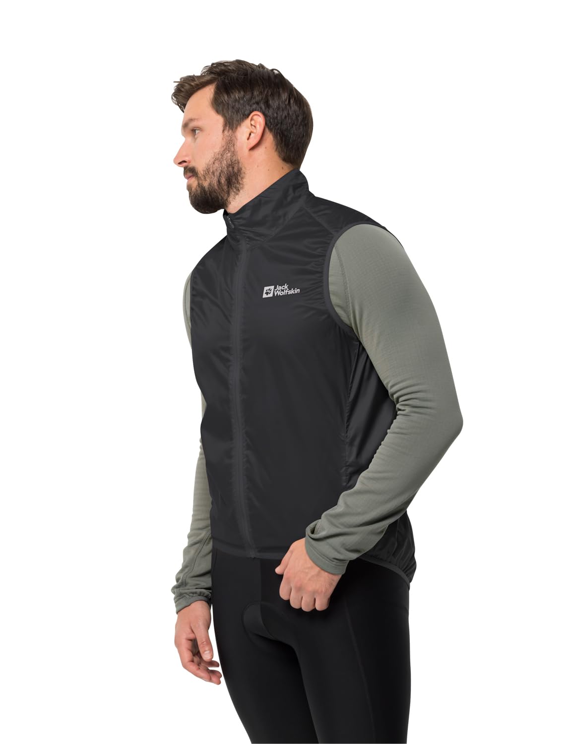 Jack Wolfskin Men's Morobbia Wind Vest M, Black, XXL
