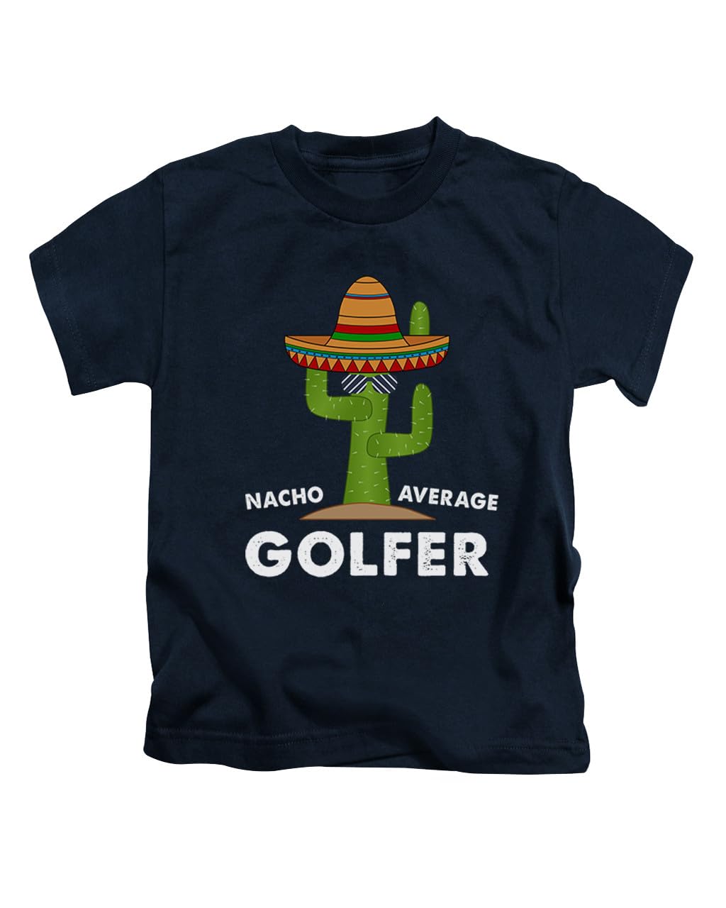 New Spirit Original Unisex Navy Blue Nacho Average Golfer Golfing Golf Tee T-Shirt Funny T Shirt Top