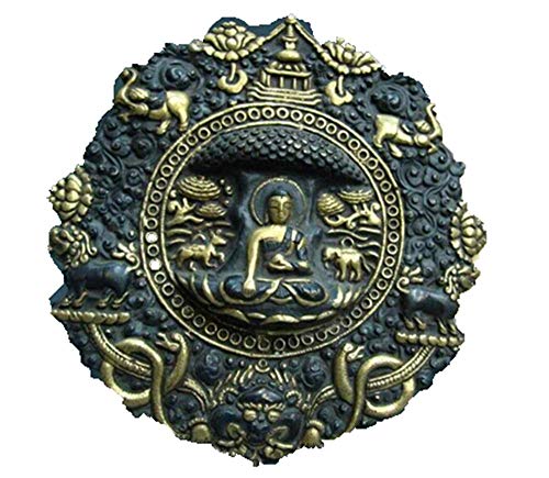 Statue Bouddha Sakyamuni bronze pur pour chasser le stress et harmoniser la maison